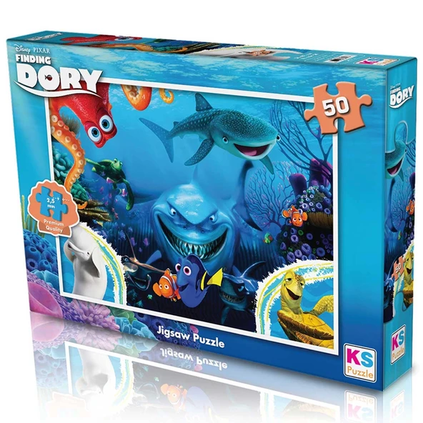 PARAPLY KS Games Dory 50 Parça Puzzle Kız Erkek Çocuk Oyuncak Eğitici Oyuncaklar ürün görseli 1