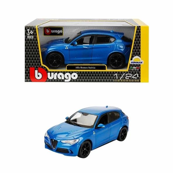 PARAPLY 1:24 Alfa Romeo Stelvio Model Araba Kız Erkek Çocuk Oyuncak Eğitici Oyuncaklar ürün görseli 1