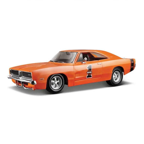 PARAPLY Maisto 1/25 1969 Model Dodge Charger R/T Harley-Davidson Kız Erkek Çocuk Oyuncak Eğitici Oyuncaklar ürün görseli 1