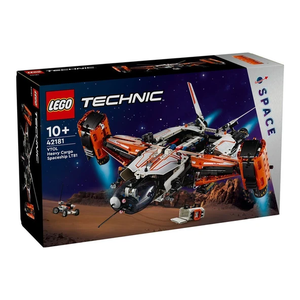 PARAPLY 42181 Lego Technic VTOL Ağır Kargo Uzay Gemisi LT81 1365 parça +10 yaş Kız Erkek Çocuk Oyuncak Eğiti ürün görseli 1