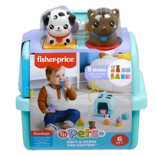 PARAPLY HTW93 Fisher-Price Hayvan Dostlarımın Çantası Kız Erkek Çocuk Oyuncak Eğitici Oyuncaklar ürün görseli 1