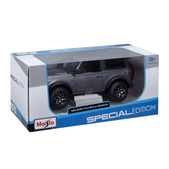 PARAPLY MAY 31550 Maisto 1/24 2021 Model Ford Bronco Badlands Kız Erkek Çocuk Oyuncak Eğitici Oyuncaklar ürün görseli 1