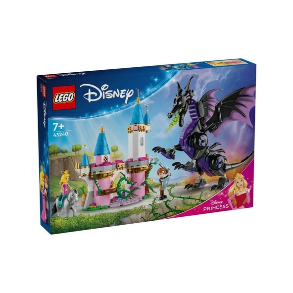 PARAPLY 43240 Lego Disney Malefizin Ejderha Formu 583 parça +7 yaş Kız Erkek Çocuk Oyuncak Eğitici Oyuncakla ürün görseli 1