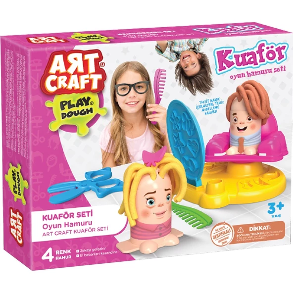 Art Craft Kuaför Oyun Hamur Seti 4585 - Resim 2