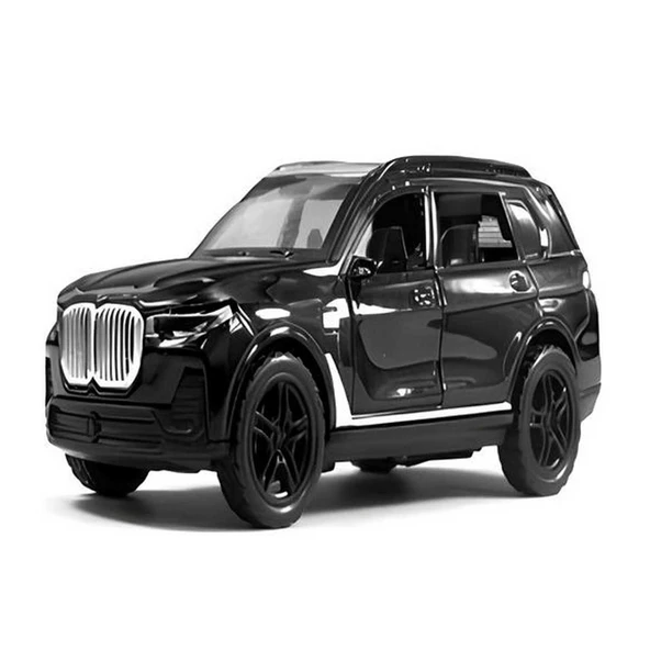 PARAPLY Şeffaf Kutuda Metal BMW X7 Araba Kız Erkek Çocuk Oyuncak Eğitici Oyuncaklar ürün görseli 1
