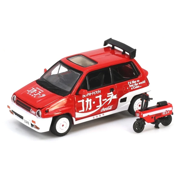 PARAPLY Inno 1:64 Scale Coca-Cola Honda City Turbo ll Kız Erkek Çocuk Oyuncak Eğitici Oyuncaklar ürün görseli 1
