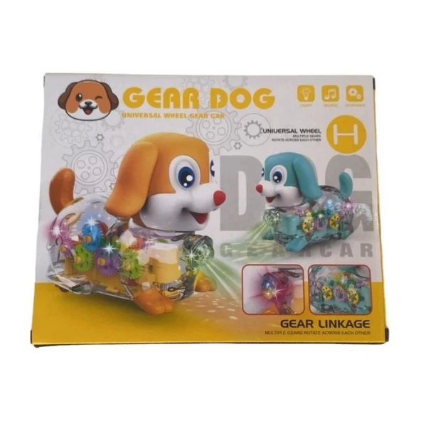 PARAPLY Kutulu Şeffaf Sesli Yürüyen Köpek Kız Erkek Çocuk Oyuncak Eğitici Oyuncaklar ürün görseli 1
