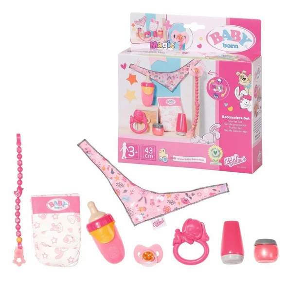 PARAPLY 832851 Baby Born Bebek Başlangıç Seti 8 parça Kız Erkek Çocuk Oyuncak Eğitici Oyuncaklar ürün görseli 1