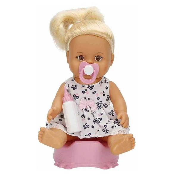 PARAPLY Boubou Altını Islatan Bebek Seti 30cm Kız Erkek Çocuk Oyuncak Eğitici Oyuncaklar ürün görseli 1