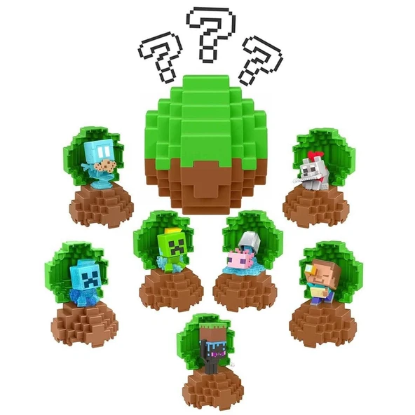 PARAPLY HXT64 Minecraft Mini Figürler - 1adet fiyatıdır Kız Erkek Çocuk Oyuncak Eğitici Oyuncaklar ürün görseli 1