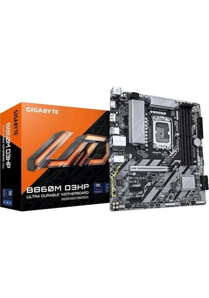 Gigabyte B860M D3HP 9066Mhz(OC) M.2 1851p mATX Anakart ürün görseli 1