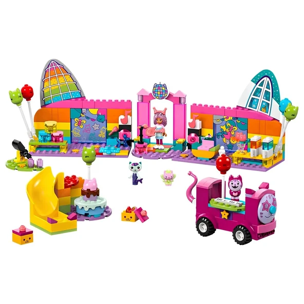 PARAPLY LEGO Gabby’s Dollhouse Gabby’nin Parti Odası 10797 Kız Erkek Çocuk Oyuncak Eğitici Oyuncaklar ürün görseli 1