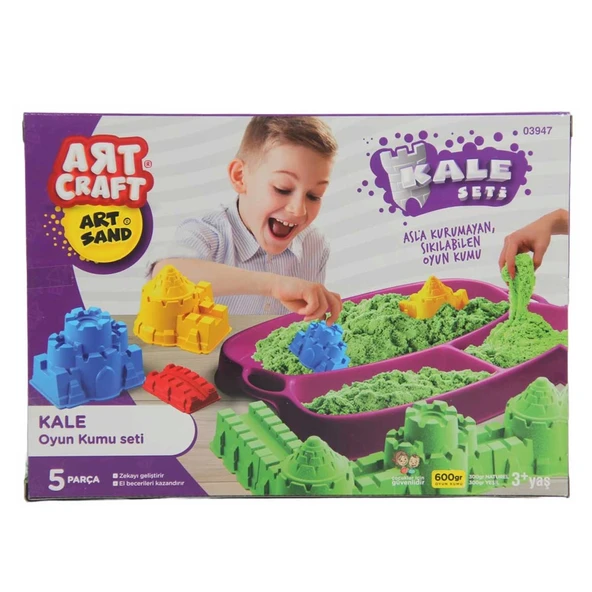 PARAPLY Artsand Kale Kum Set 600 gr. Kız Erkek Çocuk Oyuncak Eğitici Oyuncaklar ürün görseli 1