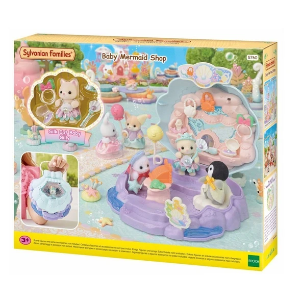 PARAPLY 5760 Sylvanian Families Bebek Denizkızı Dükkanı +4 yaş Kız Erkek Çocuk Oyuncak Eğitici Oyuncaklar ürün görseli 1