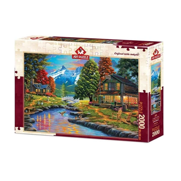 PARAPLY 4575 Art Puzzle İki Yaka Bir Orman 2000 parça Puzzle / +15 yaş Kız Erkek Çocuk Oyuncak Eğitici Oyunc ürün görseli 1