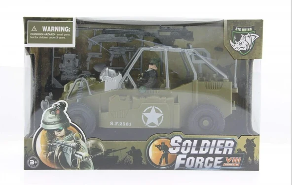 PARAPLY Combat Force Figür ve Askeri Buggy Kız Erkek Çocuk Oyuncak Eğitici Oyuncaklar ürün görseli 1