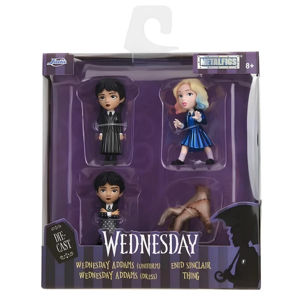PARAPLY Jada Wednesday 4'lü Figür - SMB-253252040 Kız Erkek Çocuk Oyuncak Eğitici Oyuncaklar ürün görseli 1