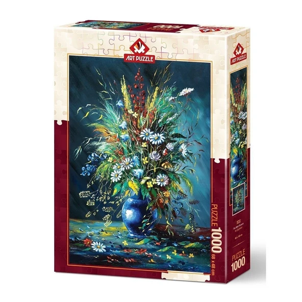 PARAPLY 5212 Art Puzzle, Kır Çiçekleri 1000 Parça Puzzle Kız Erkek Çocuk Oyuncak Eğitici Oyuncaklar ürün görseli 1