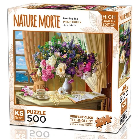 PARAPLY Ks Games Sabah Çayı Puzzle 500 Parça Kız Erkek Çocuk Oyuncak Eğitici Oyuncaklar ürün görseli 1