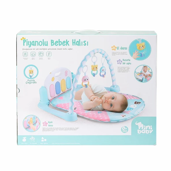 PARAPLY ER-111 Pianolu Bebek Halısı -Erdem Oyuncak Kız Erkek Çocuk Oyuncak Eğitici Oyuncaklar ürün görseli 1
