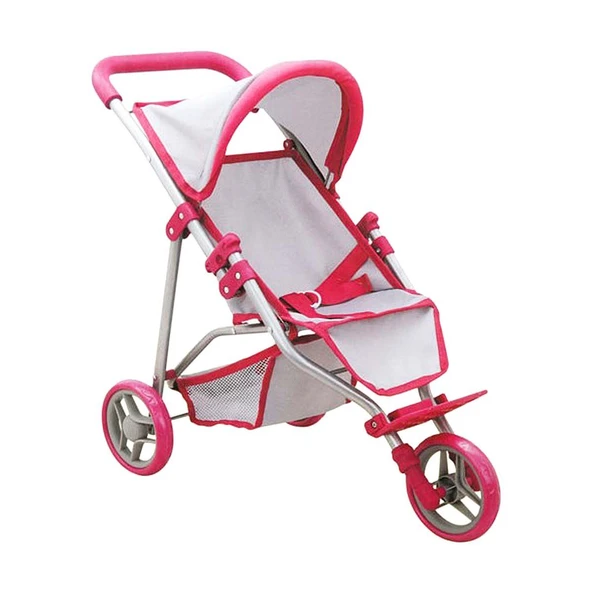PARAPLY Sunman 3 Tekerlekli Pembe Gri Puset Kız Erkek Çocuk Oyuncak Eğitici Oyuncaklar ürün görseli 1