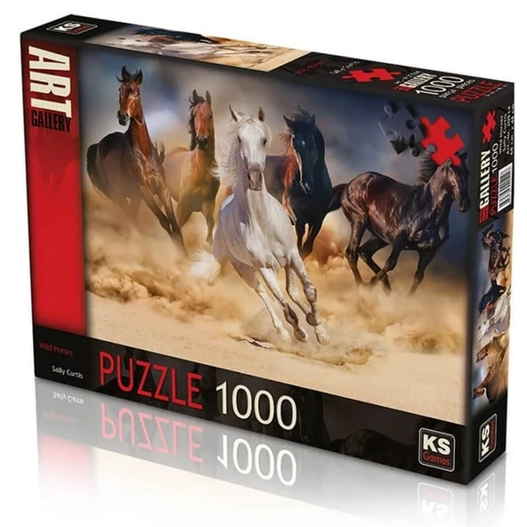 PARAPLY KS Games Wild Horses Puzzle 1000 Parça 20769 Kız Erkek Çocuk Oyuncak Eğitici Oyuncaklar ürün görseli 1