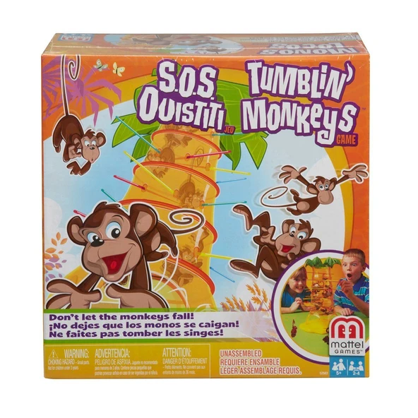 PARAPLY 52563 Tumblin\' Monkeys / +5 yaş Kız Erkek Çocuk Oyuncak Eğitici Oyuncaklar ürün görseli 1