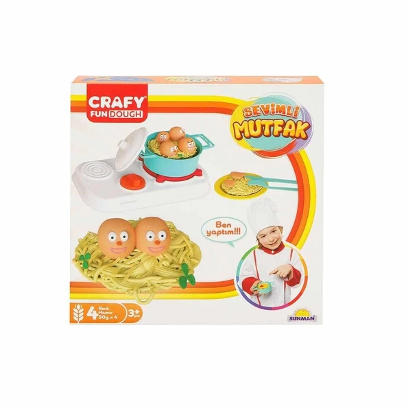 PARAPLY 2010 Crafy Sevimli Mutfak 200 gr. 10 Parça Kız Erkek Çocuk Oyuncak Eğitici Oyuncaklar ürün görseli 1