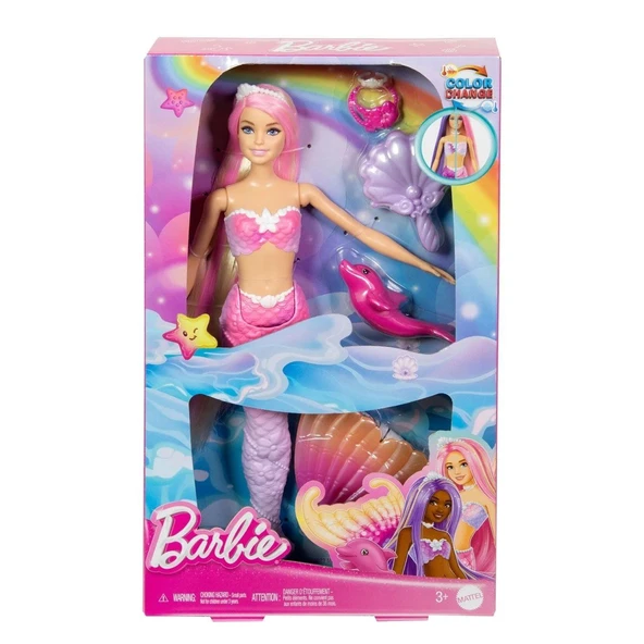 PARAPLY HRP97 Barbie Renk Değiştiren Deniz Kızı ve Aksesuarları Kız Erkek Çocuk Oyuncak Eğitici Oyuncaklar ürün görseli 1