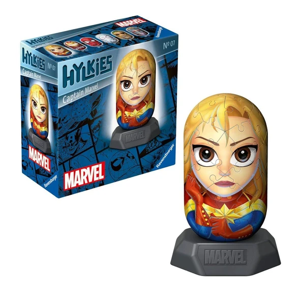 PARAPLY 011569 Hylkies Marvel - Captain Marvel 54 parça Puzzle - No:07 - Ravensburger Kız Erkek Çocuk Oyunca ürün görseli 1