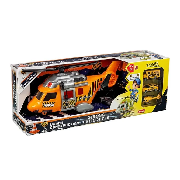 PARAPLY ERN-2006 Heroes Toys Helikopter İnşaat Seti Arabalı Kız Erkek Çocuk Oyuncak Eğitici Oyuncaklar ürün görseli 1