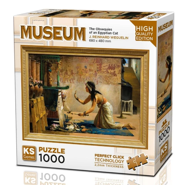 PARAPLY KS Games The Obsequies of an Egyptian Cat Puzzle 1000 Parça 20668 Kız Erkek Çocuk Oyuncak Eğitici Oy ürün görseli 1