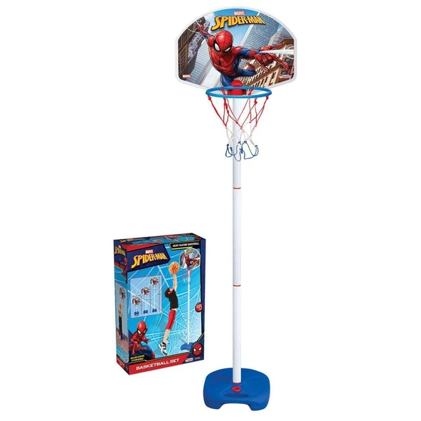 PARAPLY 03404 Spiderman Ayaklı Basket Potası Kız Erkek Çocuk Oyuncak Eğitici Oyuncaklar ürün görseli 1