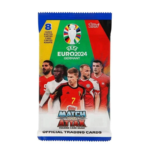 PARAPLY 7868 UEFA Euro 2024 Almanya Match Attax Trading Kart Kız Erkek Çocuk Oyuncak Eğitici Oyuncaklar ürün görseli 1