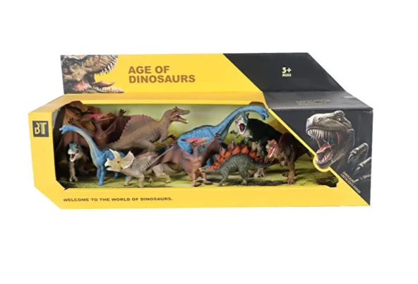 PARAPLY Model Dinozor Seti 10 lu Kız Erkek Çocuk Oyuncak Eğitici Oyuncaklar ürün görseli 1