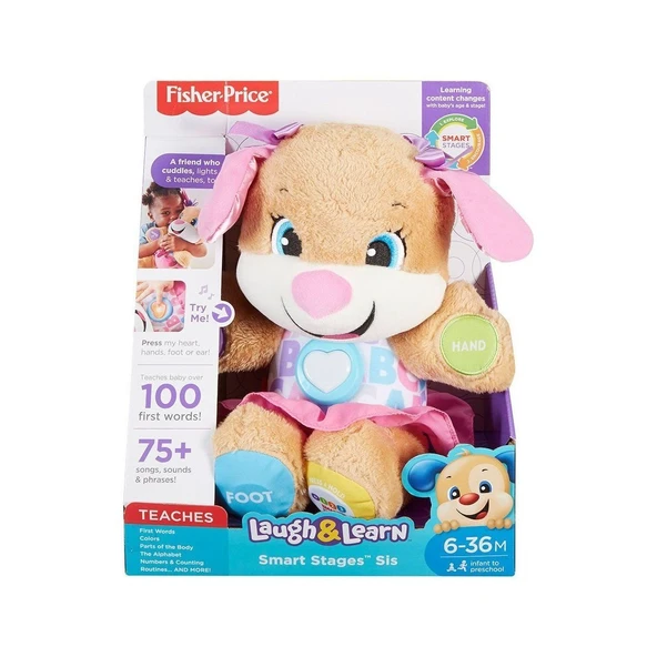 PARAPLY FPP83 Fisher-Price® Yaşa Göre Gelişim Eğtici Köpekçiğin Kız Kardeşi Kız Erkek Çocuk Oyuncak Eğitici ürün görseli 1