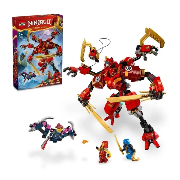 PARAPLY 71812 Lego Ninjago Kai\'nin Ninja Tırmanma Robotu 623 parça +9 yaş Kız Erkek Çocuk Oyuncak Eğitici O ürün görseli 1