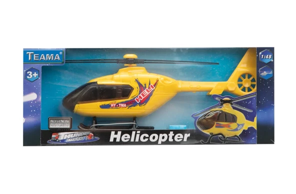 PARAPLY Kutulu Plastik Sarı Helikopter Kız Erkek Çocuk Oyuncak Eğitici Oyuncaklar ürün görseli 1
