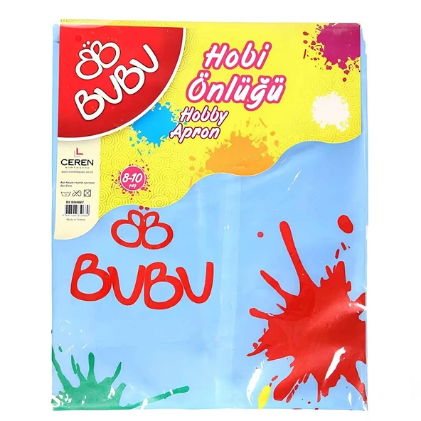 PARAPLY Bu-Bu Games Önlük 8-10 Yaş (Su Geçirmez) Kız Erkek Çocuk Oyuncak Eğitici Oyuncaklar ürün görseli 1