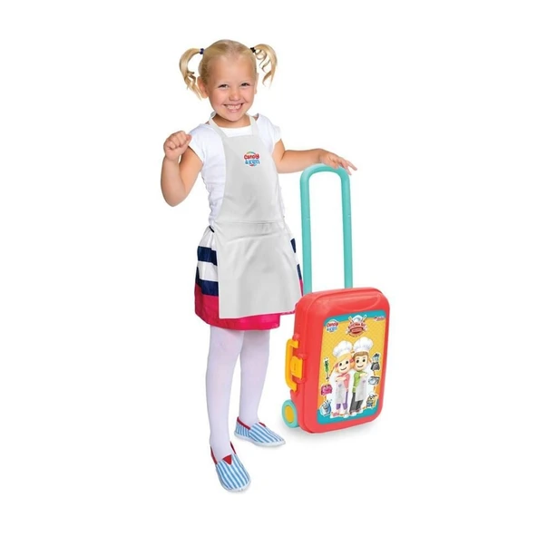 PARAPLY Candy & Ken Mutfak Set Bavulum Çekçek Bavul Kız Erkek Çocuk Oyuncak Eğitici Oyuncaklar ürün görseli 1