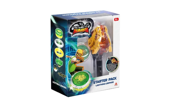 PARAPLY Infinity Nado Başlangıç Paketi Lightning Leopard Kız Erkek Çocuk Oyuncak Eğitici Oyuncaklar ürün görseli 1