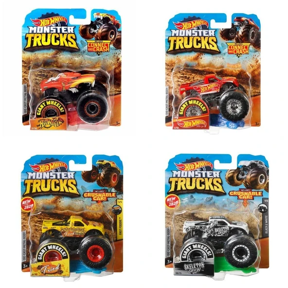 PARAPLY FYJ44 Hot Wheels, Monster Trucks 1:64 Arabalar - 1adet fiyatıdır Kız Erkek Çocuk Oyuncak Eğitici Oyu ürün görseli 1