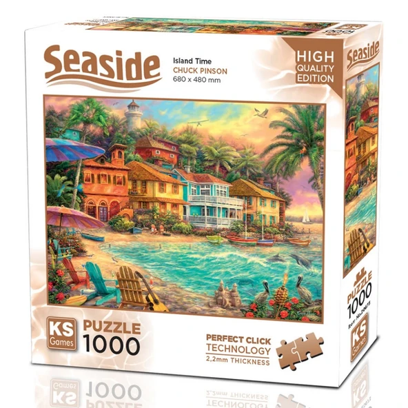PARAPLY KS Games Island Time Puzzle 1000 Parça 20673 Kız Erkek Çocuk Oyuncak Eğitici Oyuncaklar ürün görseli 1