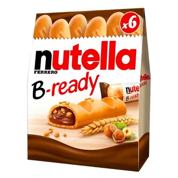 PARAPLY Nutella B-Ready 6'lı 132 gr Kız Erkek Çocuk Oyuncak Eğitici Oyuncaklar ürün görseli 1