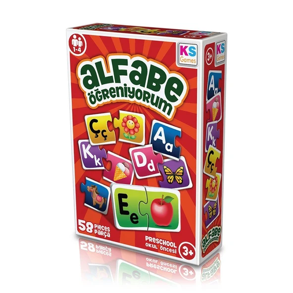 PARAPLY AG257 KS, Alfabe Öğreniyorum / +3 yaş Kız Erkek Çocuk Oyuncak Eğitici Oyuncaklar ürün görseli 1