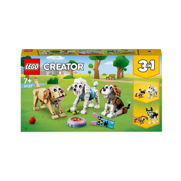 PARAPLY 31137 LEGO® Creator 3in1 Sevimli Köpekler 475 parça +7 yaş Kız Erkek Çocuk Oyuncak Eğitici Oyuncakla ürün görseli 1