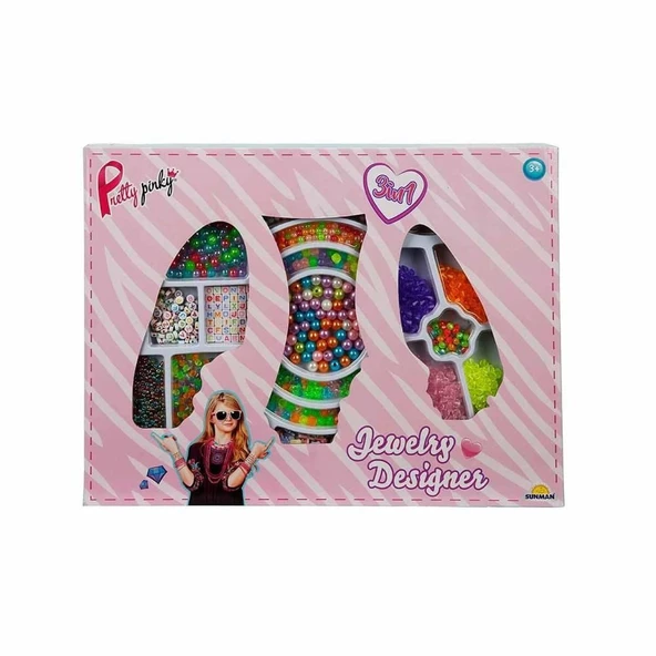 PARAPLY Boncuklu Takı Yapım Seti Kız Erkek Çocuk Oyuncak Eğitici Oyuncaklar ürün görseli 1
