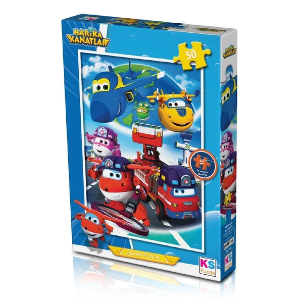 PARAPLY HK 709 Harika Kanatlar 50 Parça Puzzle -KS Puzzle Kız Erkek Çocuk Oyuncak Eğitici Oyuncaklar ürün görseli 1