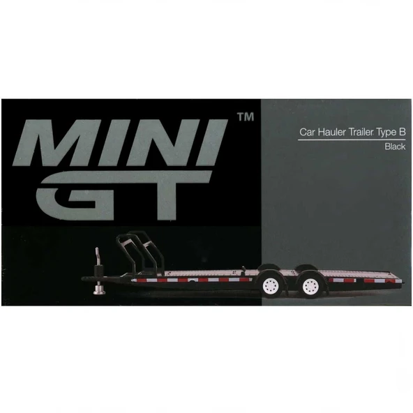 PARAPLY Mini GT 1/64 Car Hauler Trailer Black MGTAC19 Kız Erkek Çocuk Oyuncak Eğitici Oyuncaklar ürün görseli 1