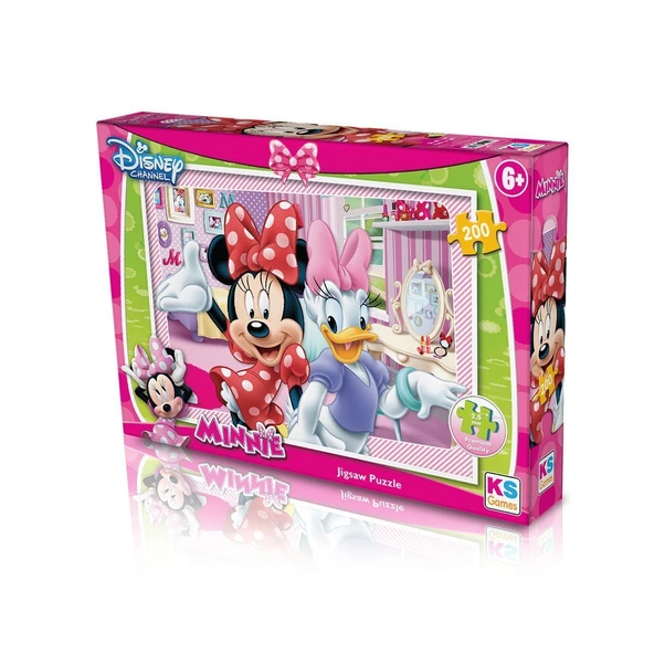 PARAPLY MN 113 Minnie Puzzle 200 Parça -KS Puzzle Kız Erkek Çocuk Oyuncak Eğitici Oyuncaklar ürün görseli 1